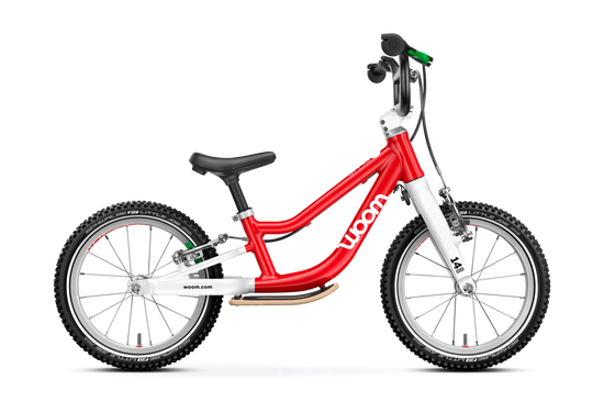 woom GO 1 Plus 14" – Bici senza pedali 3–4,5 anni