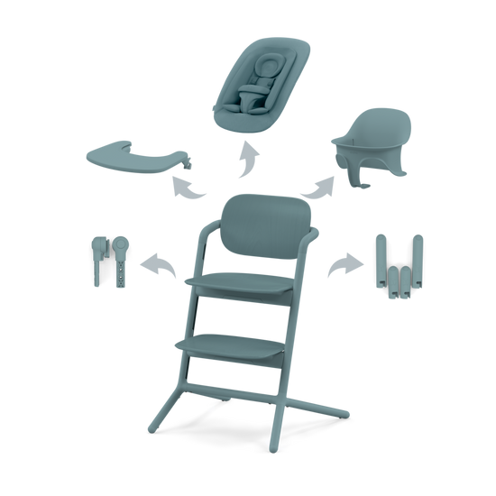 Lemo 4in1 Cybex - Seggiolone evolutivo con sdraietta Gold Bouncer