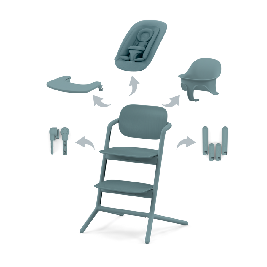 Lemo 4in1 Cybex - Seggiolone evolutivo con sdraietta Gold Bouncer