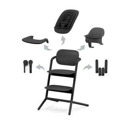 Lemo 4in1 Cybex - Seggiolone evolutivo con sdraietta Gold Bouncer