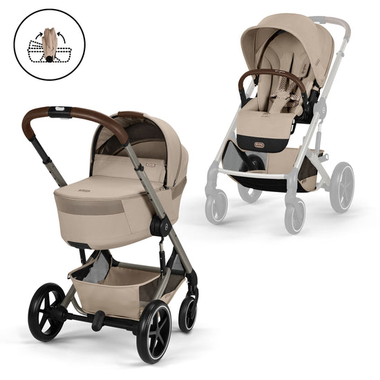 Balios S Lux Duo Cybex - Navicella richiudibile e passeggino