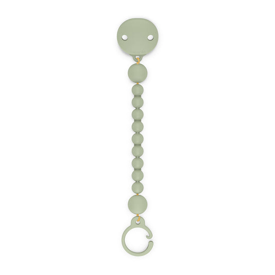 Suavinex – Clip Portaciuccio in Silicone | Verde Lago