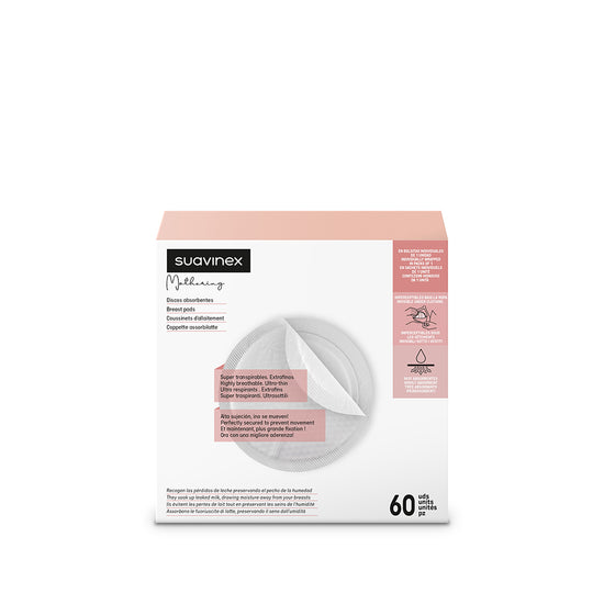 Suavinex – Coppette Assorbilatte | 60 + 30 pz