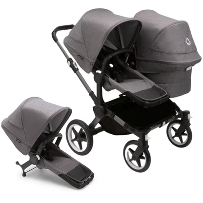 passeggino bugaboo Passeggino Donkey 5 Twin (Gemellare con due sedute passeggino)